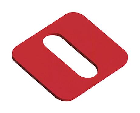 Abbildung 16 8092 001 - Bauform A - Flachdichtung, Silicon rot; Serie 210