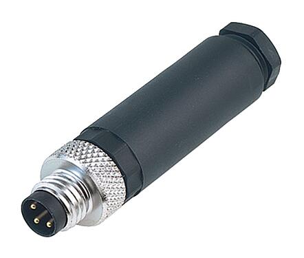 Illustration 99 3379 100 03 - M8 Connecteur mâle, Contacts: 3, 3,5-5,0 mm, non blindé, pince à visser, IP67, UL