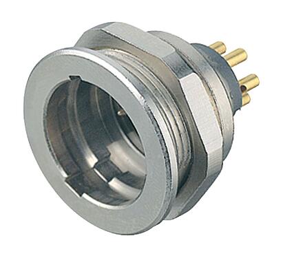 Abbildung 09 4807 15 03 - Push Pull Flanschstecker, Polzahl: 3, ungeschirmt, löten, IP67