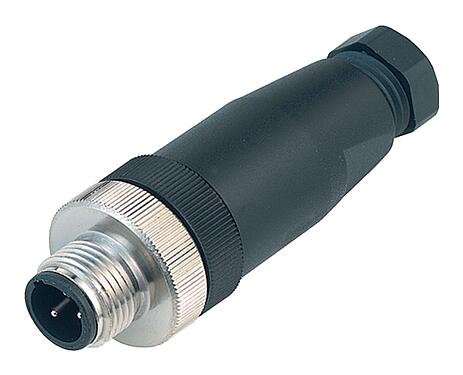 Illustration 99 2529 14 03 - M12 Male cable connector, Contacts: 2+PE, 4.0-6.0 mm, unshielded, screw clamp, IP67