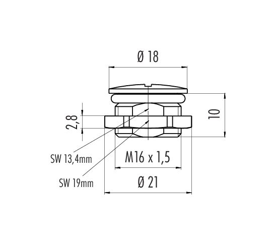 Verschlussschraube mit Dichtung M12x1,25 Lambdasonde Blindstopfen  Blindschraube