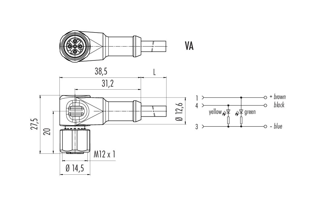 Ip 69. M12 на m12 уголок.