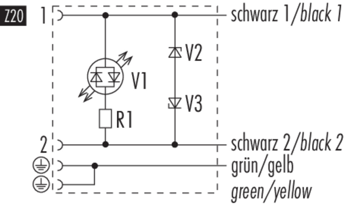 Female Solenoid Valve Connector Din En 175301 803 Moulded Wired Led Franz Binder Gmbh Co Elektrische Bauelemente Kg