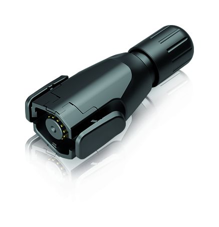 Conectores en versión Medical Grade--Conector de cable macho_570_ELC_1_KS_schwarz_t