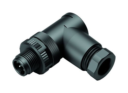 イラストレーション 99 0429 69 04 - M12 オスアングルコネクタ, 極数: 4, 6.0-8.0mm, 非シールド, ねじ圧着, IP67, UL 2238