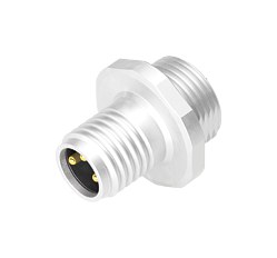 Minh hoạ M8 Phích cắm gắn bảng, Số lượng cực : 3, hàn, IP67/IP69K, M10x0,75, Gắn phía trước, với cốc hàn