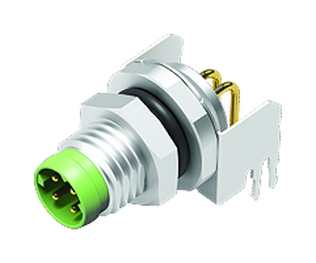 86 6321 1121 00404 | binder M8 Male angled panel mount connector 
