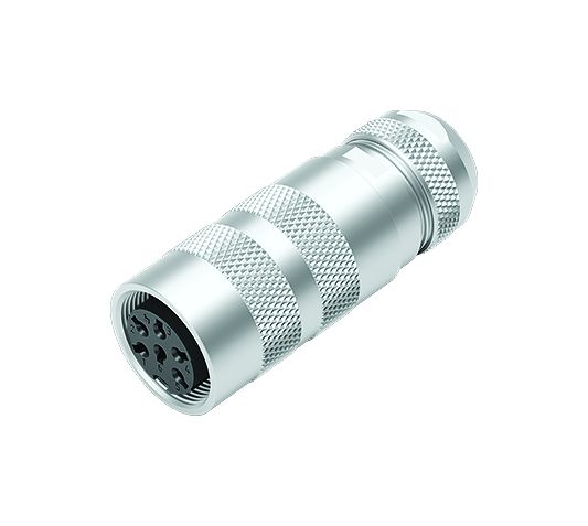 99 5110 760 04  binder M16 Female cable connector, Contacts: 4 (04-a),  4.1-7.8 mm, shieldable, crimping, IP67, UL, Short version